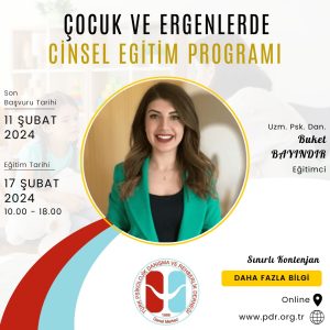 Çocuk ve Ergenlerde Cinsel Eğitim Programı
